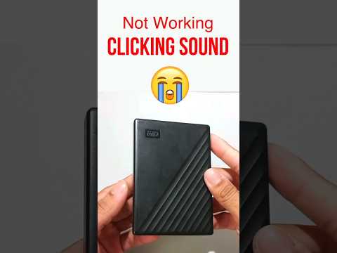 wd my passport not working : clicking sound from hard drive #viral