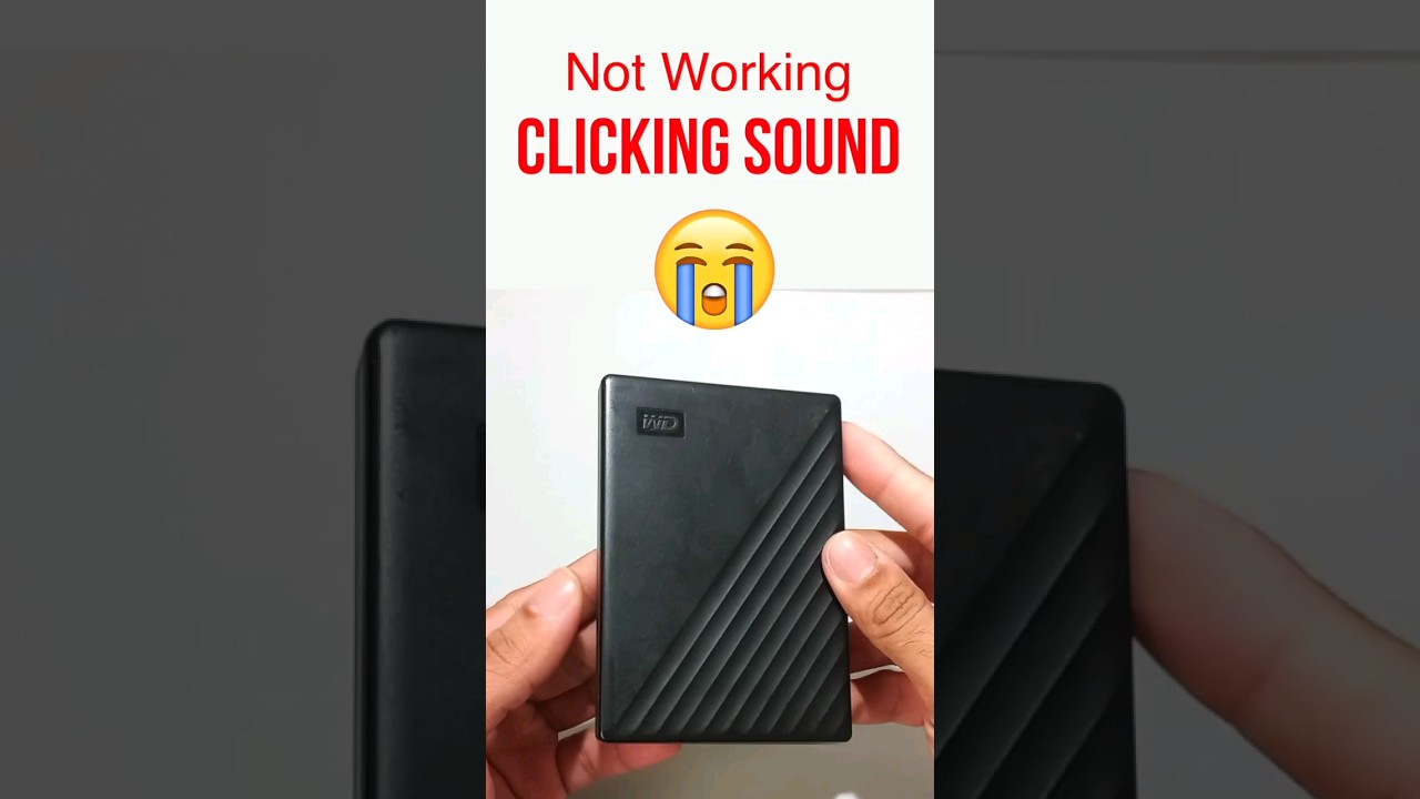 WD My Passport Not Working? Fix Clicking Sound & Data Recovery Tips π§