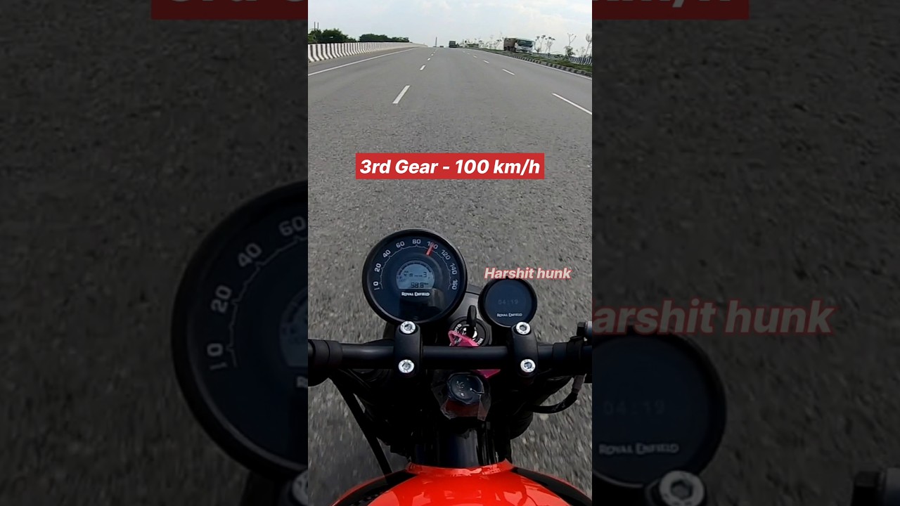 2025 Royal Enfield Hunter 350 Top Speed & Gear Challenge 🚀