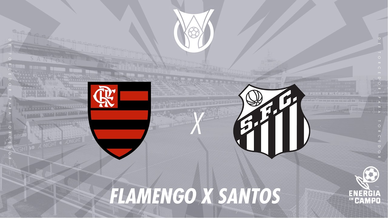 Flamengo vs Santos ao Vivo - Brasileirão 05/04/2026 ⚽