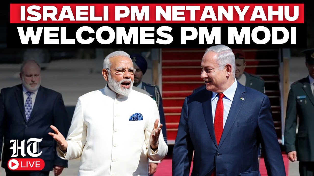 LIVE | Historic Moment: Netanyahu Welcomes PM Modi | PM Modi In Israel | PM Modi Israel Visit