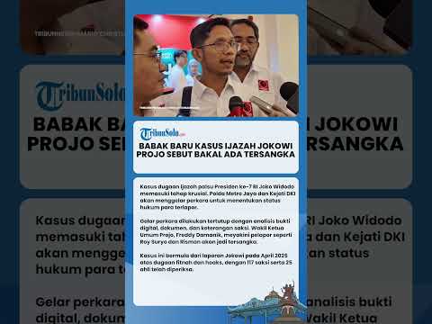 Kasus Ijazah Jokowi Masuk Fase Gelar Perkara, Kubu Projo Sebut Ada Pihak Terancam jadi Tersangka