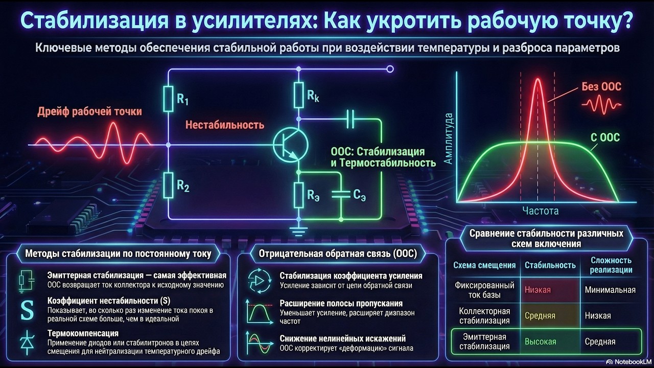 Как стабилизировать усилитель 📻