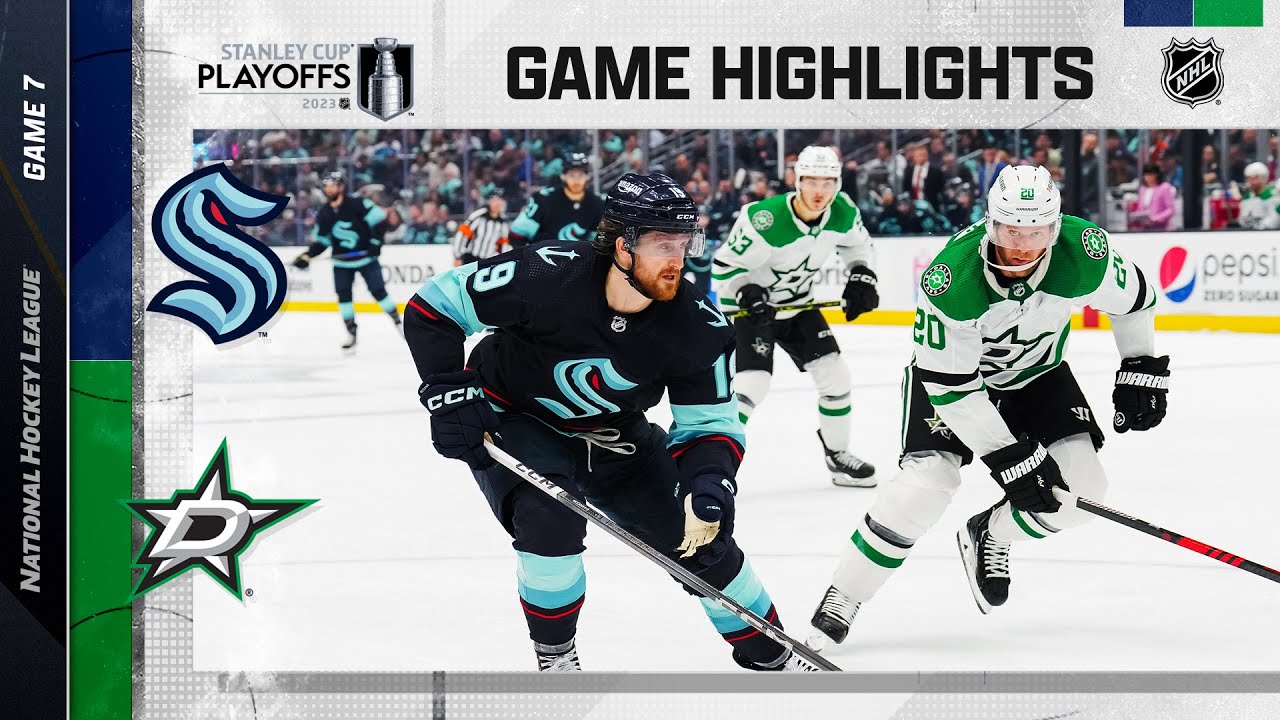 Kraken vs Stars Game 7 Highlights | NHL Playoffs 2023 🏒
