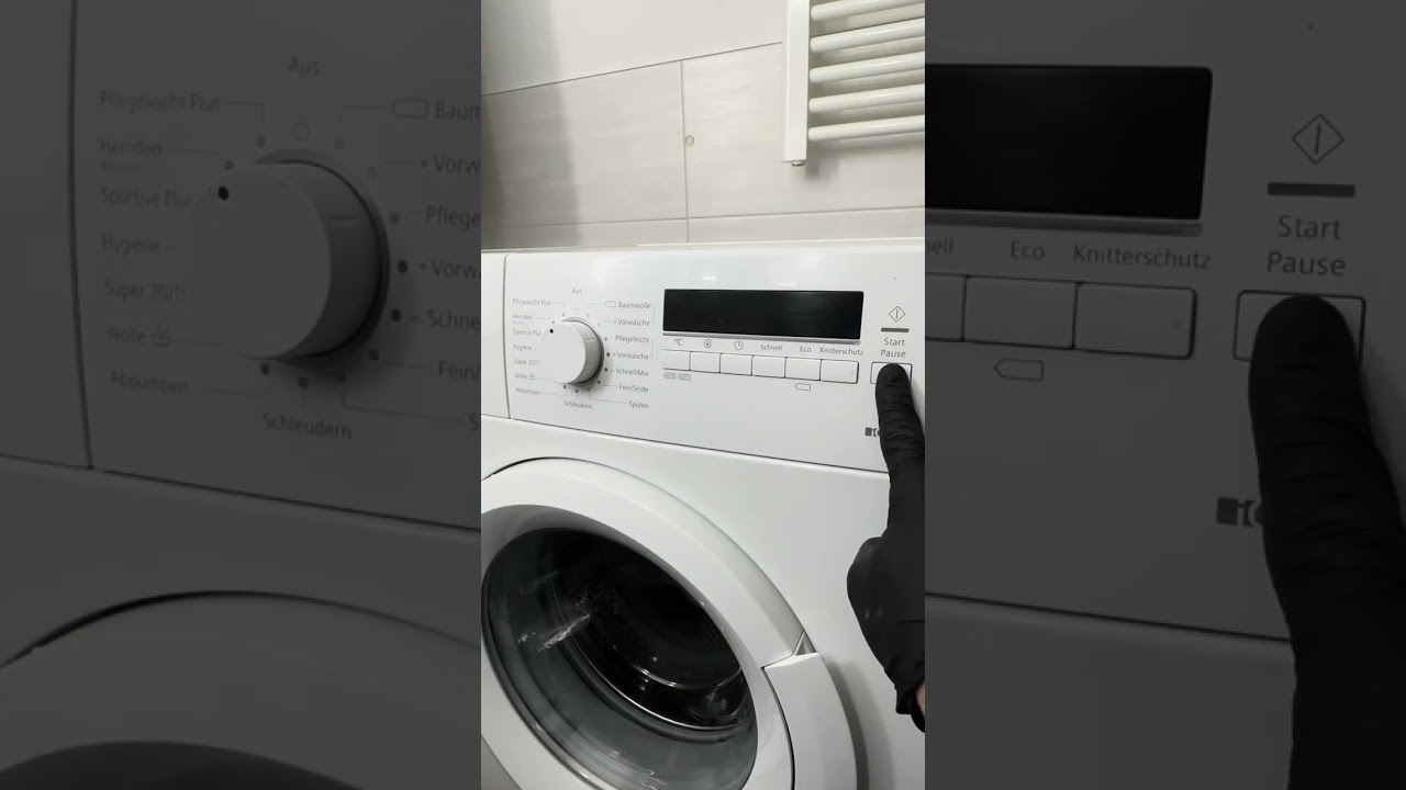 Siemens iQ100 Waschmaschine resetten – Schnell & einfach ⚙️