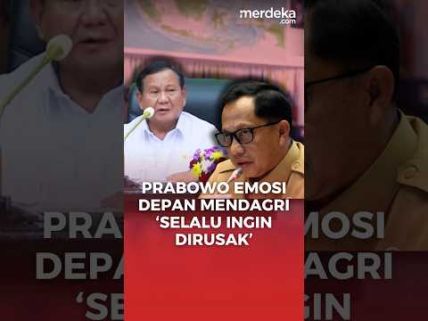 Depan Menteri Tito, Prabowo Tegas Beri Peringatan: Indonesia Selalu Ingin Dirusak! #merdekadotcom
