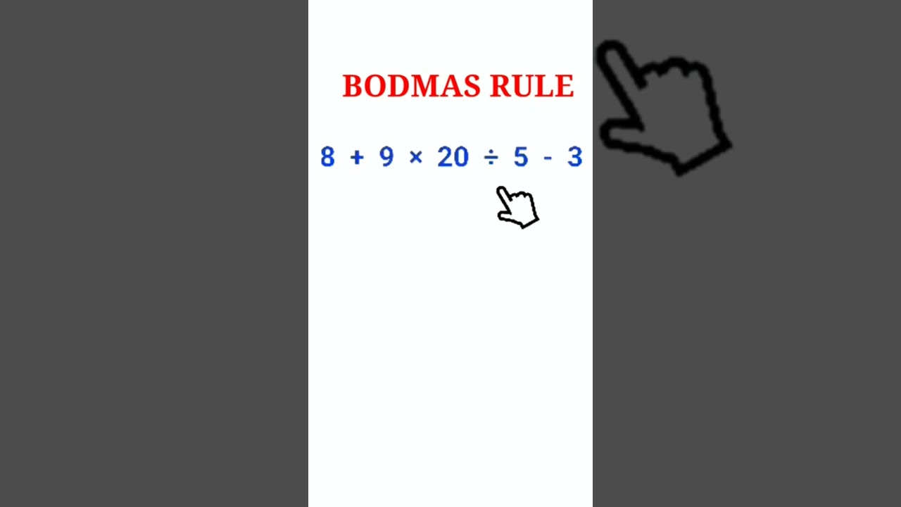 Master the Bodmas Rule with Easy Tricks! 🧮 | Quick Math Tips