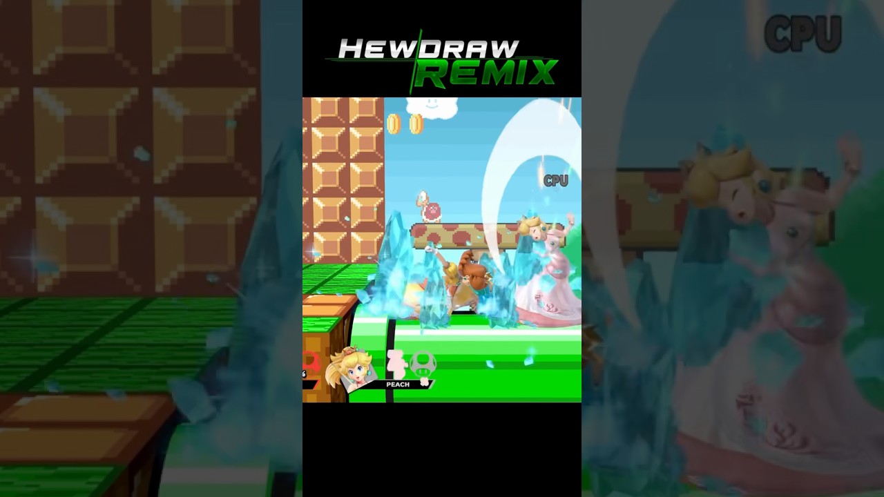 Daisy's New Moveset in HewDraw Remix Mod 🎮