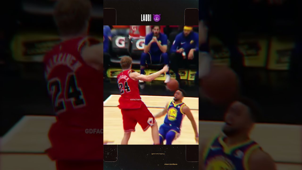 Lauri Markkanen Blocks Curry in Epic Defensive Play! ๐ฅ