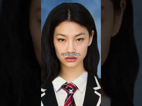 symmetrical face ☠️🥋 #symmetry #hoyeon #edit #symmetrical