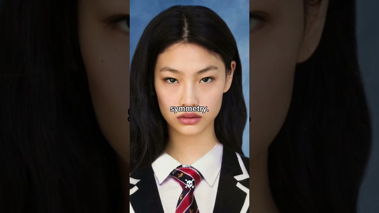 Discover the Beauty of a Symmetrical Face ✨ #Symmetry #Hoyeon #Edit