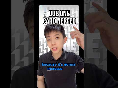 🥲 UOB One minimum spend increased to $600 per month and Dairy Farm is removed from bonus cashback!!