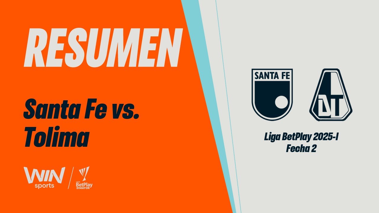 Santa Fe vs. Tolima | Liga BetPlay 2025-I, Fecha 2