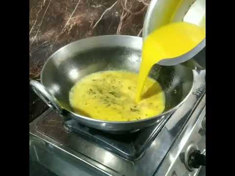 # छाछ की कढ़ी#chaas/chach ki kadhi#buttermilk kadhi recipe#viral video 2023