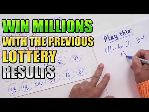 HOW TO GET WINNING NUMBERS WITH THE PREVIOUS LOTTERY RESULTS