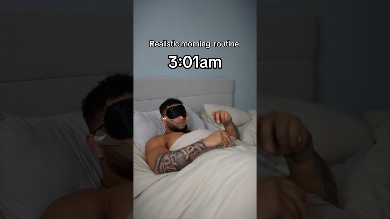 Bro Mimics Ashton Hall's Morning Routine ☀️