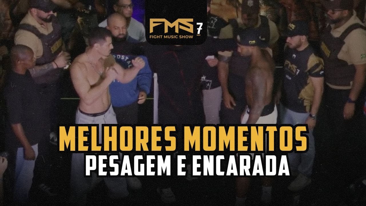 🔥 Melhores Momentos da Pesagem e Encarada do FMS 7 – Imperdível!