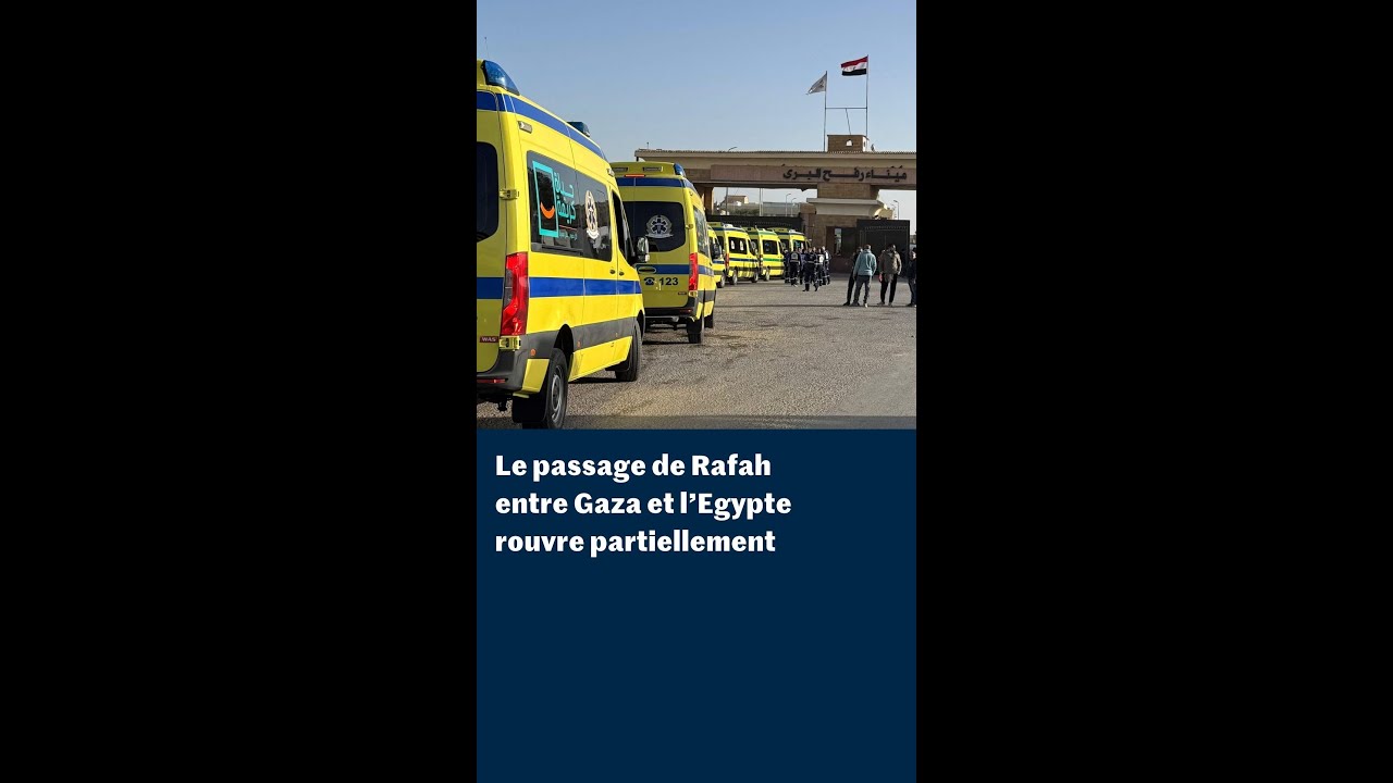 Gaza : le passage avec l'Egypte rouvre partiellement, dans des conditions drastiques