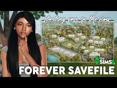 Starting over in The Sims 4… so let's start a Forever Savefile! ✨