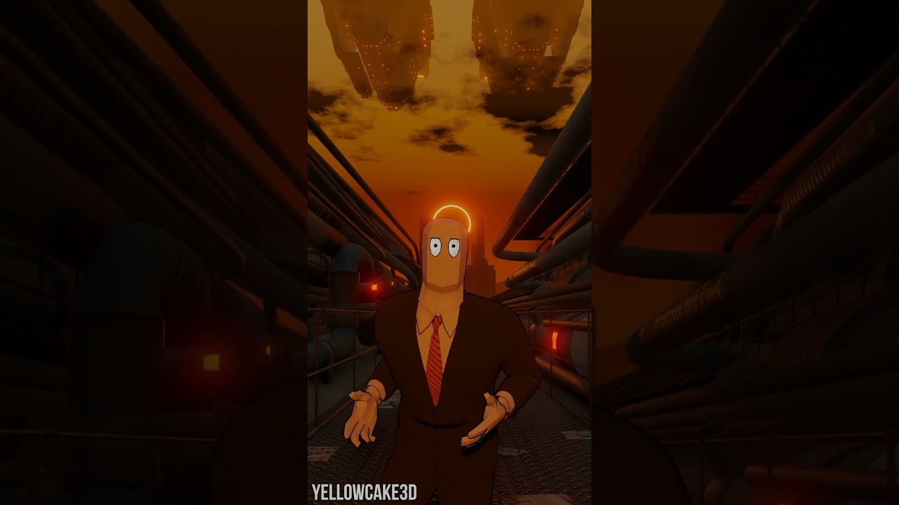 Solarpunk Blender Animation with 3D Models 🌿