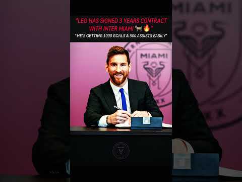 The GOAT will play till 2028 | LIONEL MESSI #messi #messiintermiami #contract #viral #trendingnow
