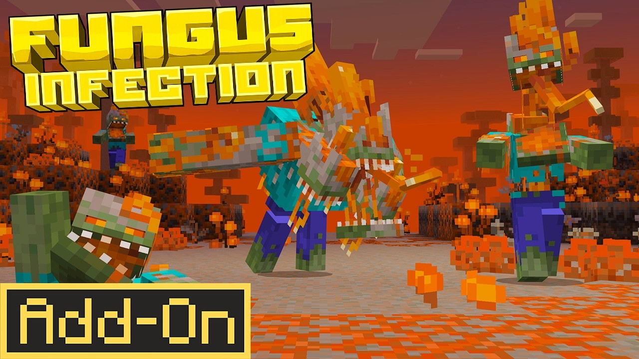 Fungus Infection Addon: Mutated Mobs & Biomes 🌱