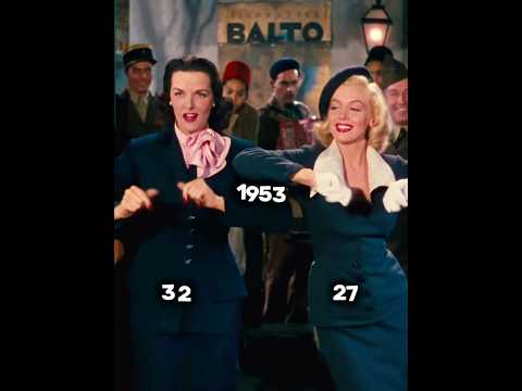 Marilyn Monroe and Jane Russell (1926-1962) & (1921-2011)