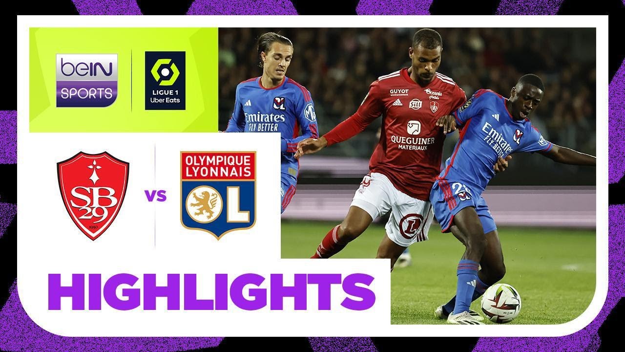 Brest vs Lyon | Exciting Ligue 1 23/24 Match Highlights ⚽