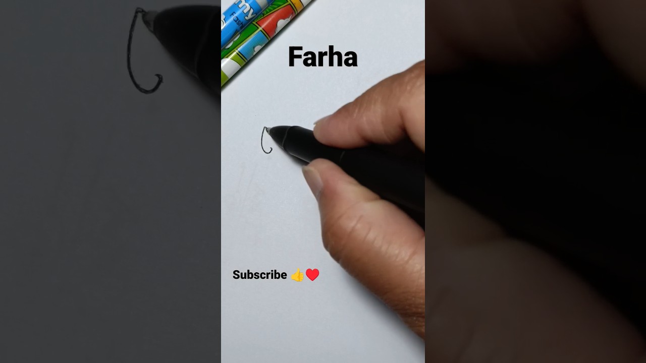 Create Stunning Farha Signature Style Sign ✍️ | Easy Cursive Signature Tutorial