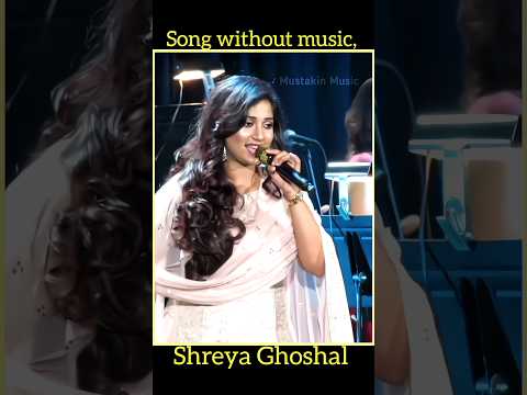 Manwa Laage❤️song without music #shreyaghoshal #hindi song#short#show #stageprogram #live show