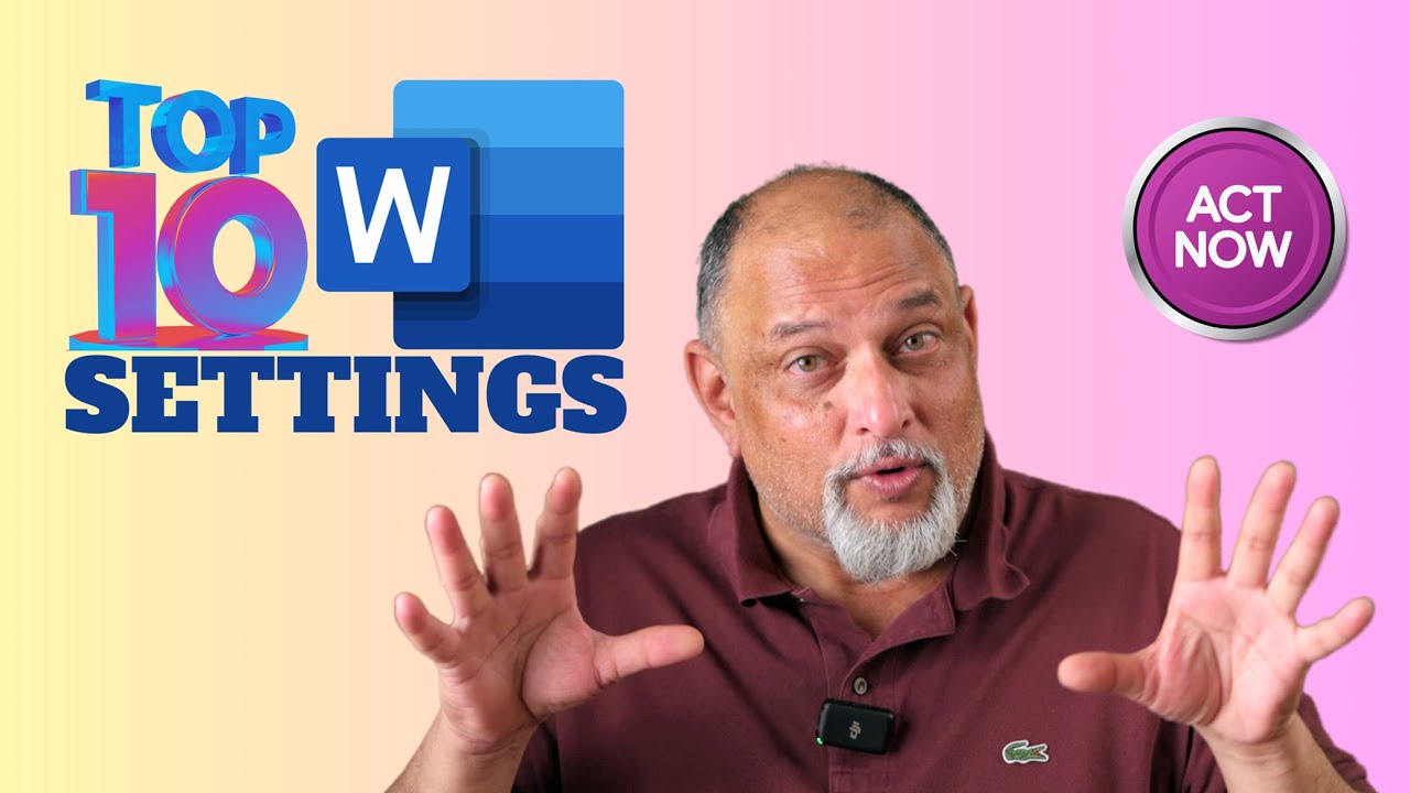 10 Microsoft Word Settings You Need To Change! | Efficiency 365