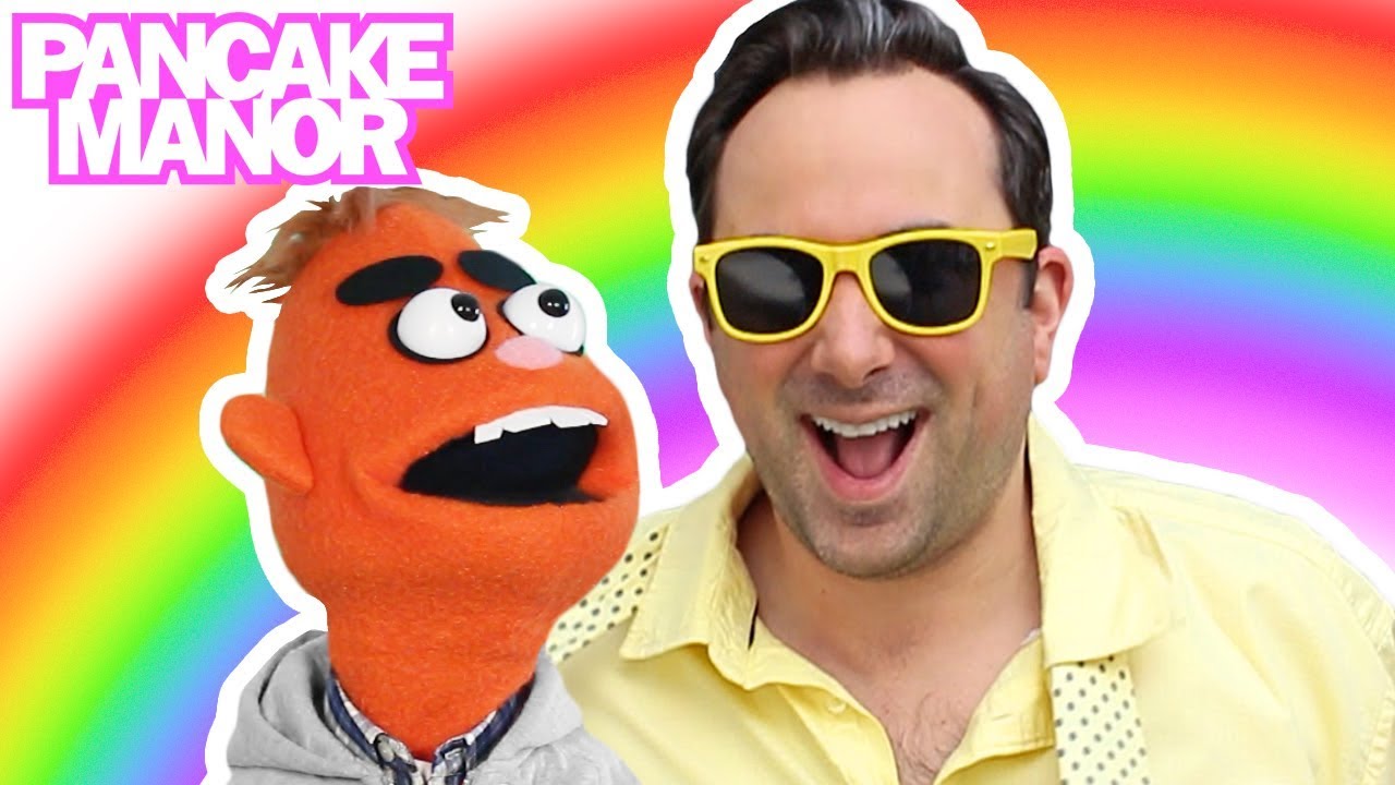 Rainbow Song for Kids | Learn Colors with Pancake Manor 🌈