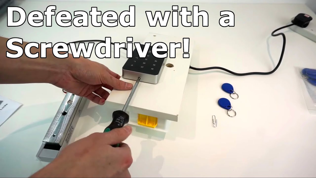 Vulnerable Cheap Access Control System Easily Bypassed with a Screwdriver