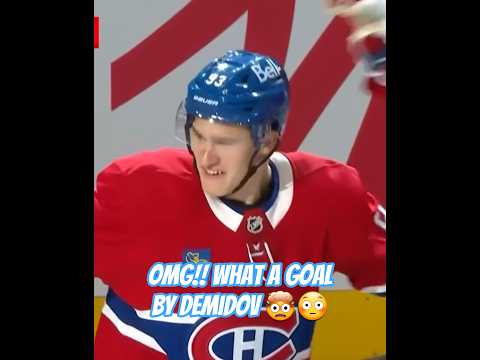 OMG! What a Goal By Ivan Demidov #gohabsgo #habs #canadiens #ivandemidov #nhlshorts #shorts #nhl