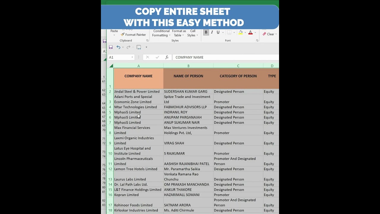 Effortless Method to Copy an Entire Excel Worksheet