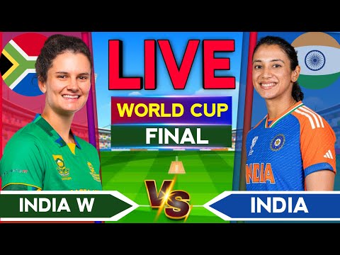 🔴LIVE - India Women's vs South Africa Women's Live | World Cup Final Live | Ind W vs SA W Live