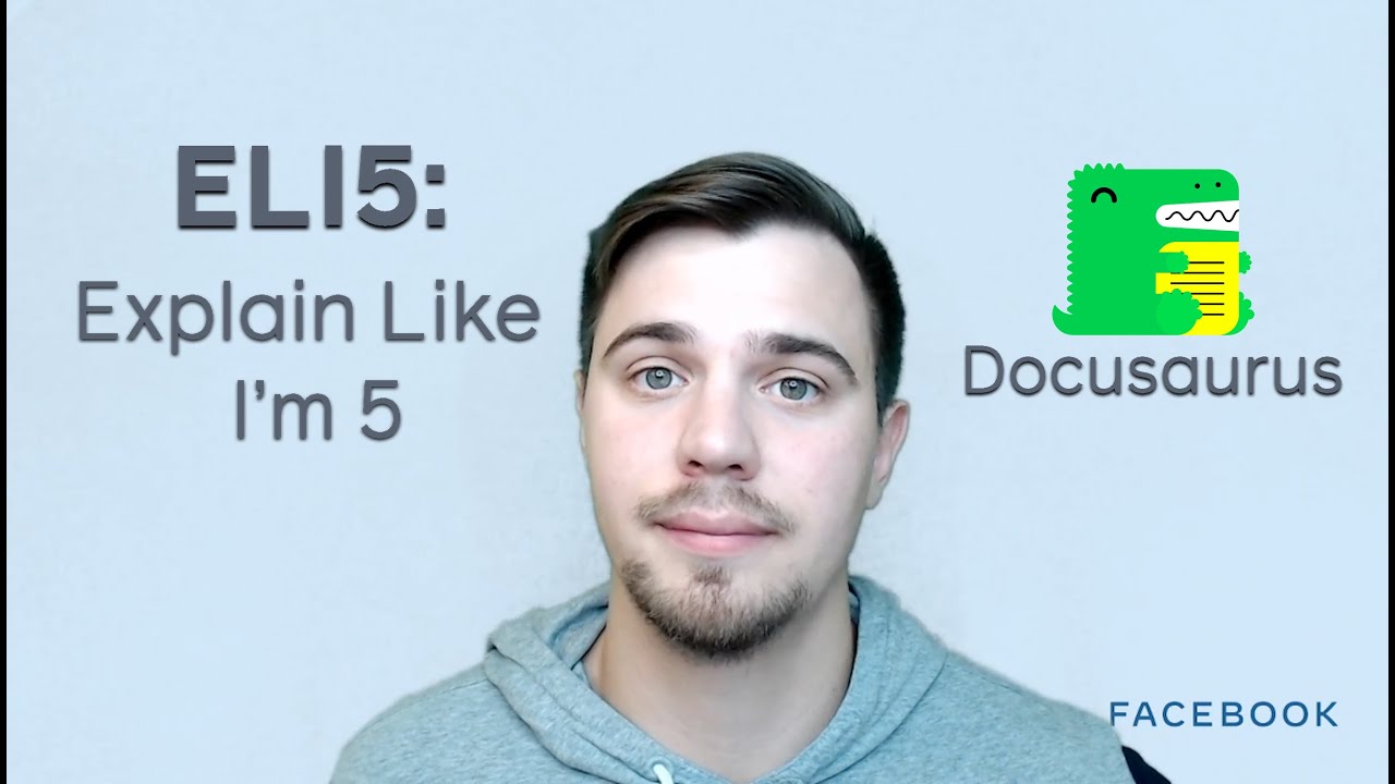 ELI5: Docusaurus - Easy Website Builder by Facebook