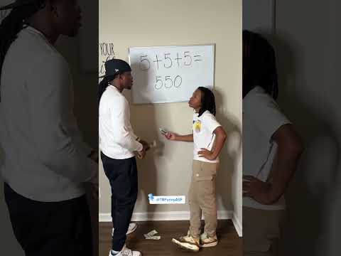 I GOT HIM THIS TIME🤑 #Goofy #FatherSon #Math #Trivia #TBFunnyASF