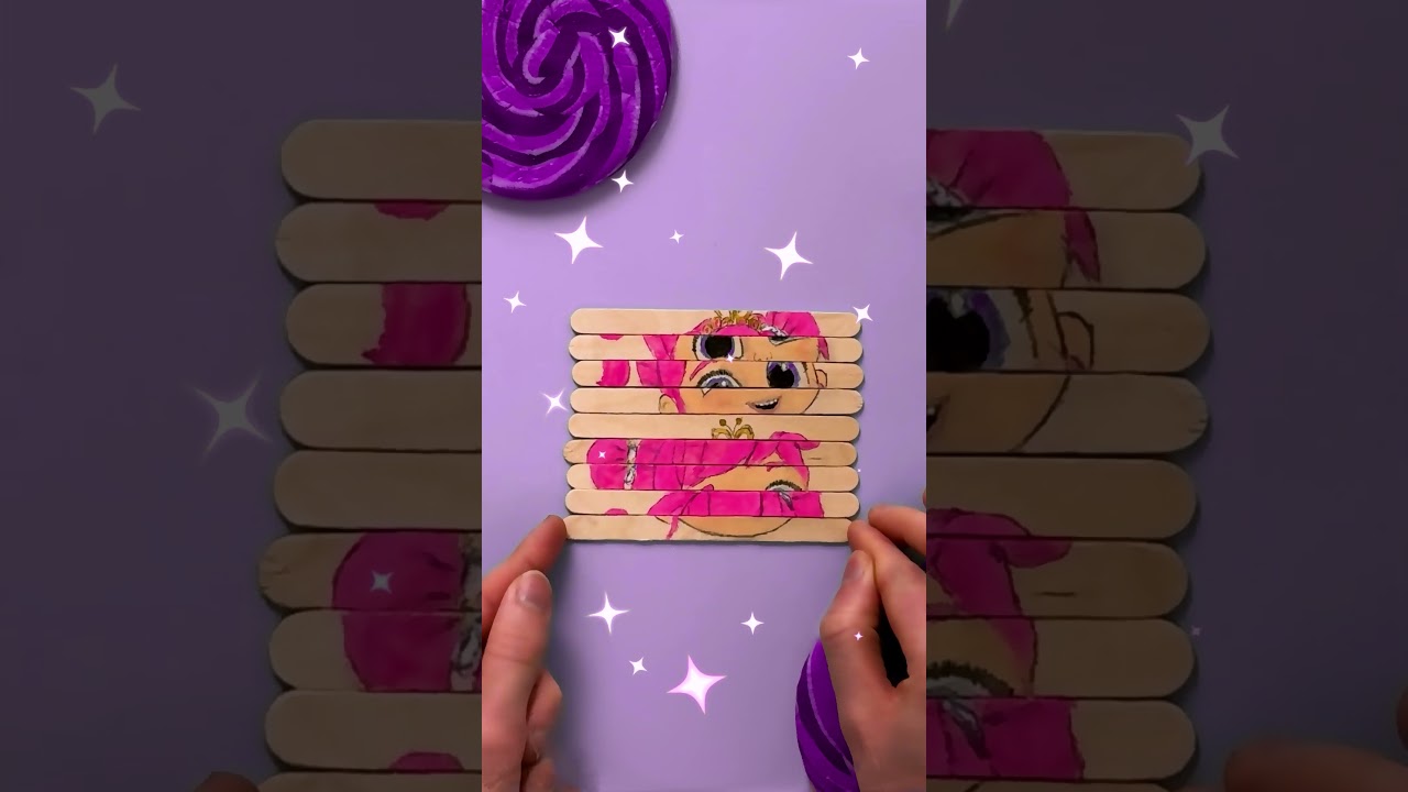 La Princesse Léa 👑 ! Puzzle en bâtonnets  #littleangelfrançais #jouet #puzzle