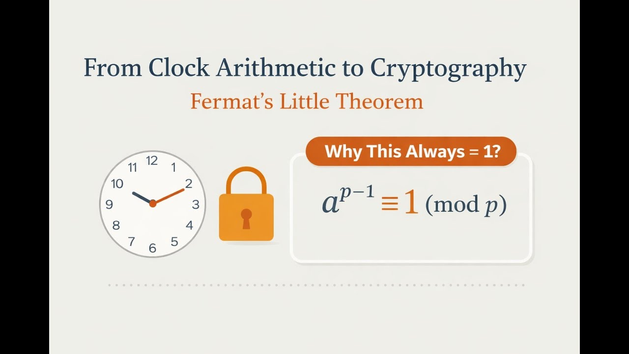 Fermat’s Little Theorem & Cryptography 🔐