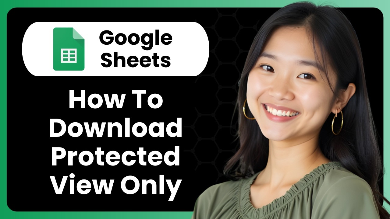 How To Download Protected/ View Only Google Sheets Files From Drive