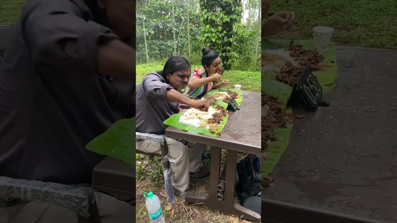 Epic Kolli Hills Food Challenge with Gayathri 🌄 #shorts