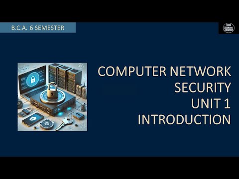 BCA 6 SEMESTER | COMPUTER NETWORK SECURITY | UNIT 1 | INTRODUCTION