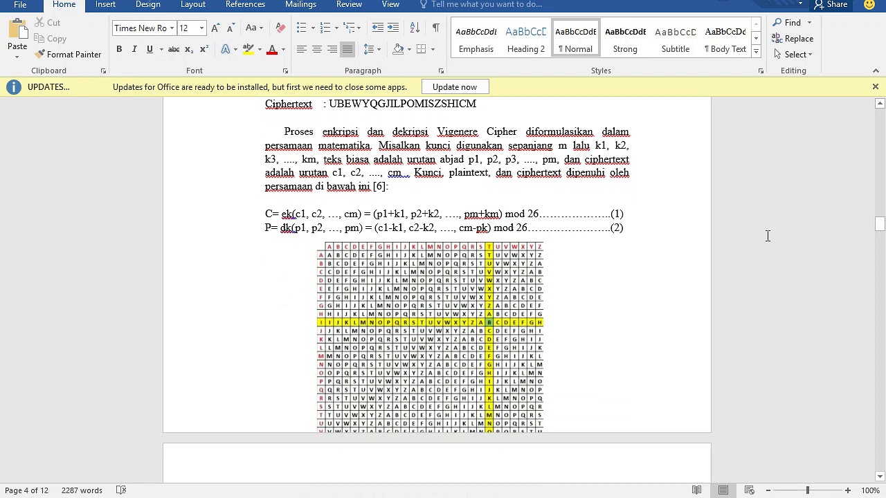 Meningkatkan Keamanan Data dengan Versi Modifikasi dari Algoritma Vigenère Cipher 🔐
