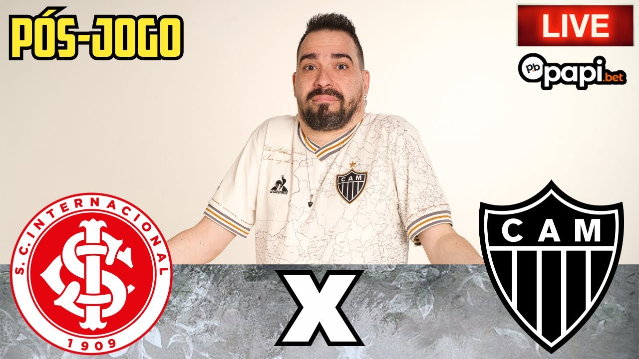 ⚽ Pós-Jogo Internacional 0x0 Atlético-MG | Transmissão Ao Vivo