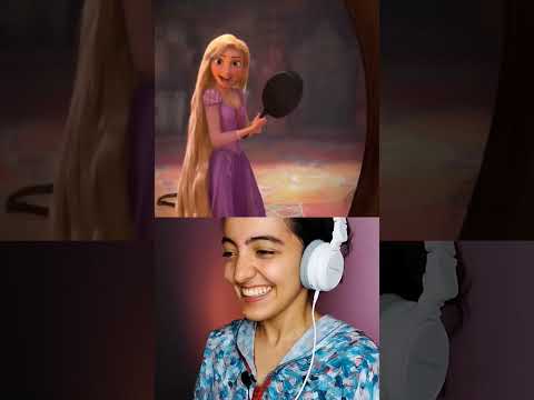 دوبلاج كرتون رابونزل "tangled " بلغتين ! #تعليق_صوتي