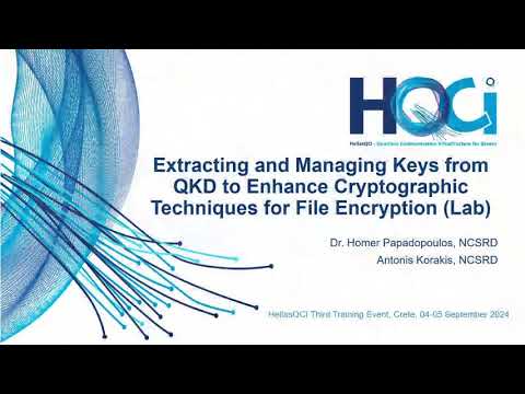 Extracting and Managing Keys from QKD to Enhance Cryptographic Techniques for File Encryption (Lab)