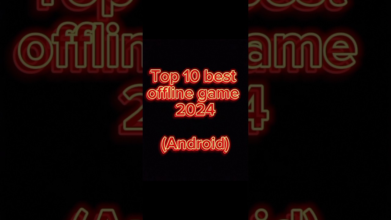 Top 10 Best Offline Android Games 🎮