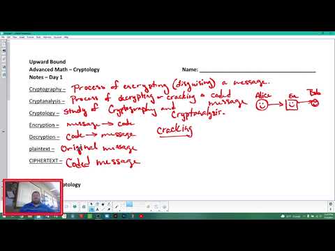 Day 1 - Intro to Cryptology/Substitution Ciphers - Upward Bound Advanced Math