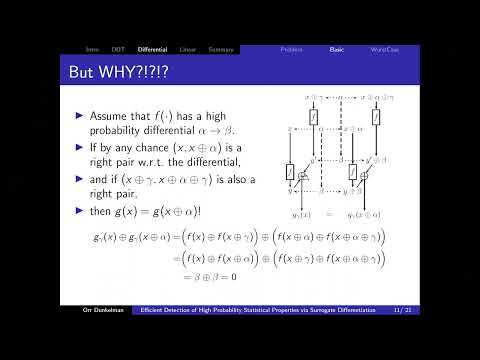 Eurocrypt 2023 session: Blockcipher Cryptanalysis (cont.)